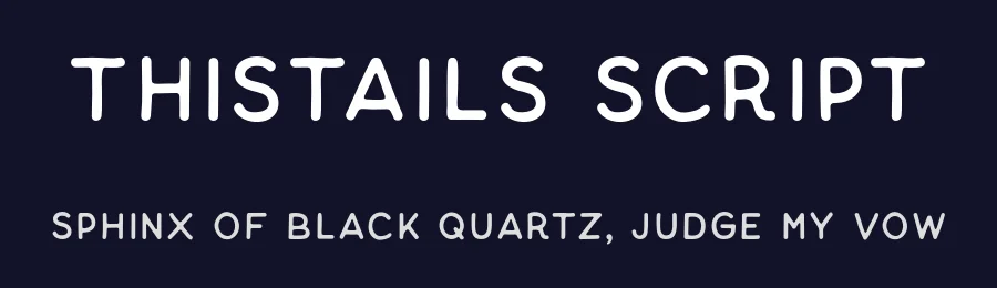 Thistails Script by Panatype Studio — Script Handwritten Font — thumbnail 2