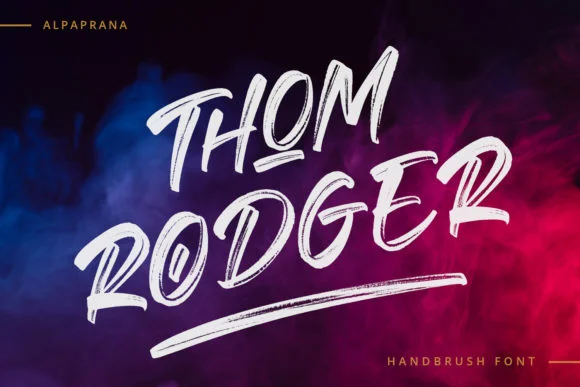 Thom Rodger Font by alpapranastudio — Script Handwritten Font
