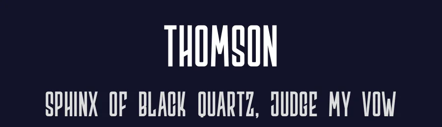 Thomson by Linecreative — Decorative Font — thumbnail 2