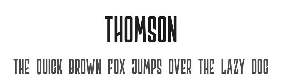 Thomson by Linecreative — Decorative Font
