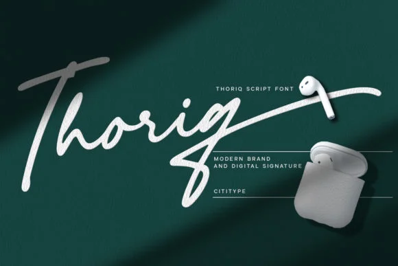 Thoriq Font by Cititype — Script Handwritten Font