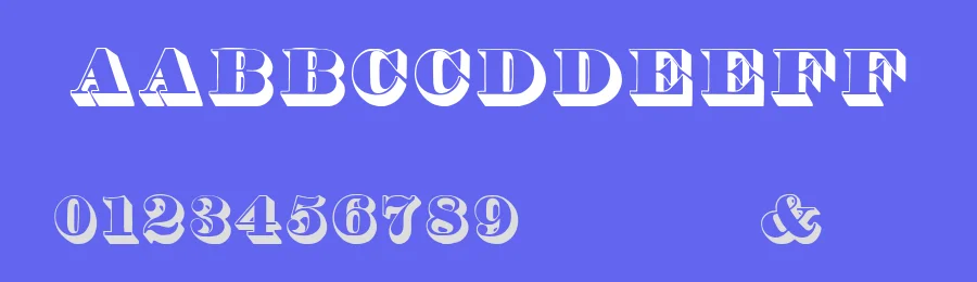 Thorne Shaded by Dieter Steffmann — Decorative Font — thumbnail 3