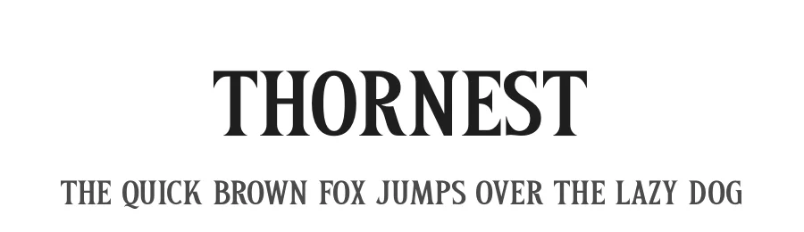 Thornest by Kong Font — Decorative Font