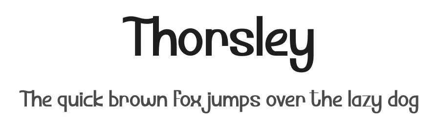 Thorsley by Tigadestd — Decorative Font