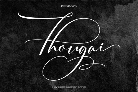 Thougai Font by Danti — Script Handwritten Font