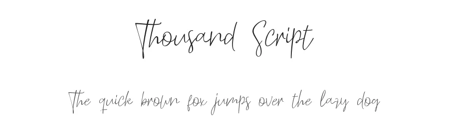 Thousand Script