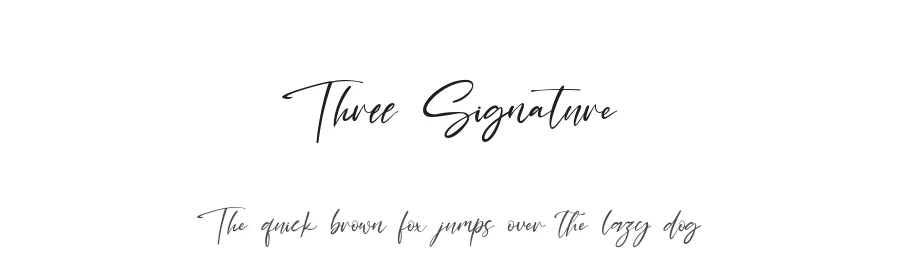 Three Signature