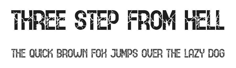 Three Step From Hell by Linafis Studio — Decorative Font