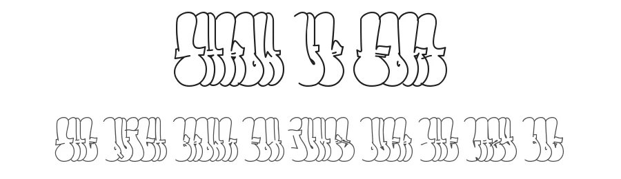 Throw-up Font