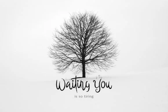 Thunder After Snow Font by Dicubit — Script Handwritten Font — thumbnail 2