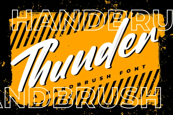 Thunder Font by RockboyStudio — Script Handwritten Font