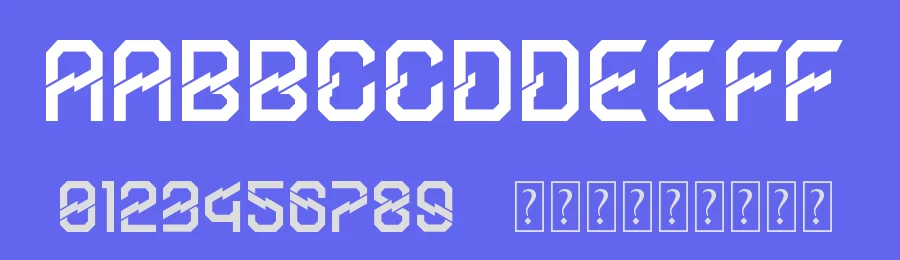 Thunderline by EkoZero7 — Blackletter Font — thumbnail 3
