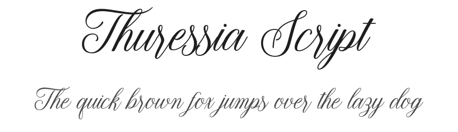 Thuressia Script