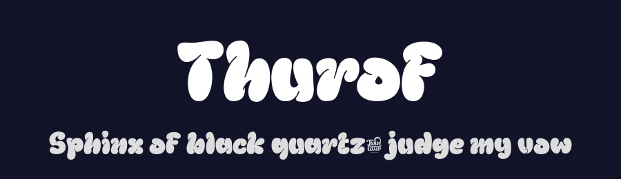 Thurof by twinletter — Decorative Font — thumbnail 2