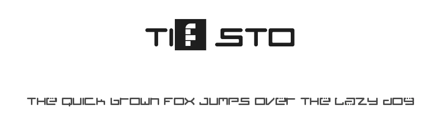 TiΓ«sto by ViNNiE β Display Font