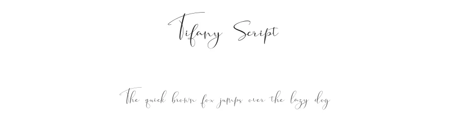 Tifany Script