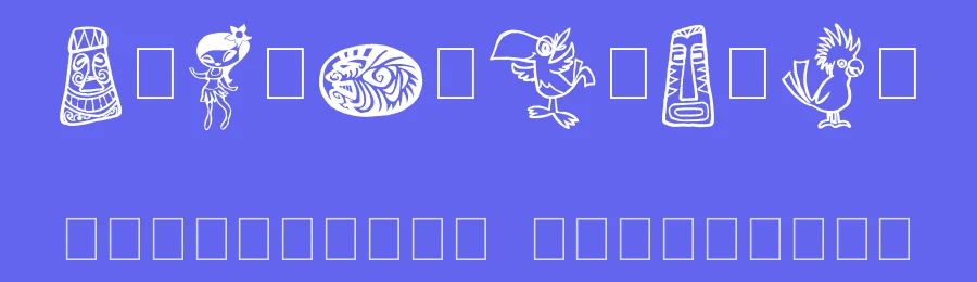 Tiki Club by imagex — Dingbats Font — thumbnail 3