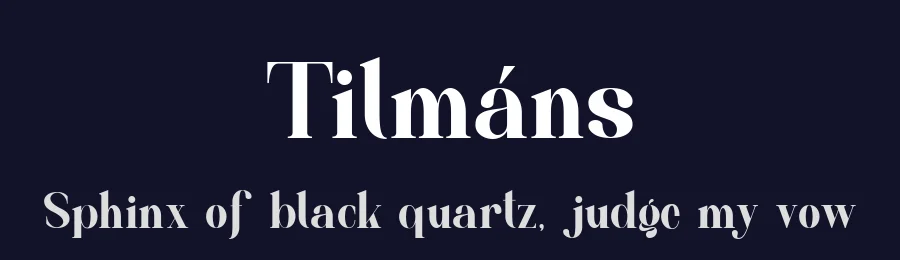 Tilmáns by FallenGraphic Studio — Serif Font — thumbnail 2
