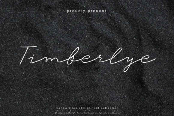 Timberlye Font by handwrittenwanda — Script Handwritten Font