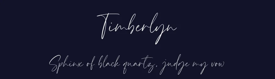 Timberlyn by Timur Type — Script Handwritten Font — thumbnail 2