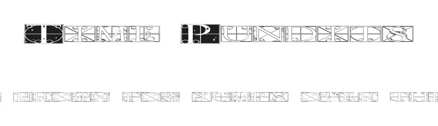 Time Pundits by GemFonts / Typotheticals — Decorative Font