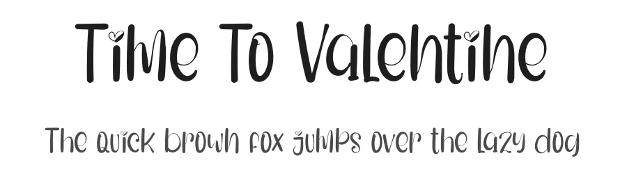 Time To Valentine