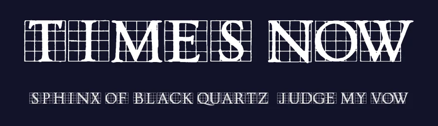 Times now by Woodcutter — Decorative Font — thumbnail 2