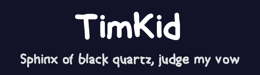 TimKid by Léo Lapasset — Script Handwritten Font — thumbnail 2