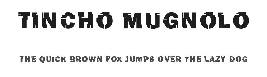 Tincho Mugnolo by Tincho Mugnolo — Decorative Font