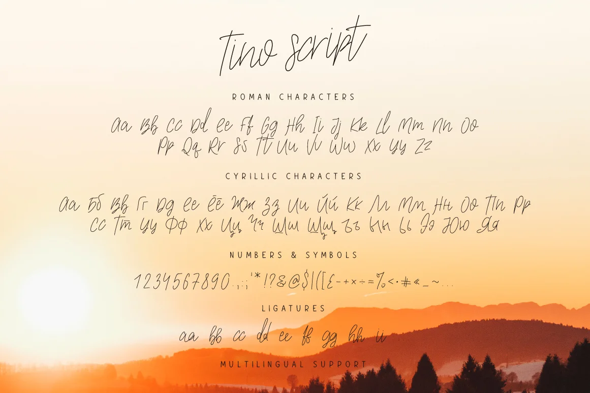 Tino Script Font by ChekArt — Script Handwritten Font — thumbnail 5