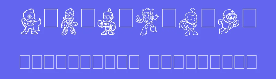 Tiny Heroes by imagex — Dingbats Font — thumbnail 3