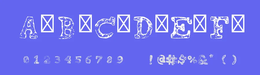 Tipo Carimbado by Julia Contreiras — Decorative Font — thumbnail 3