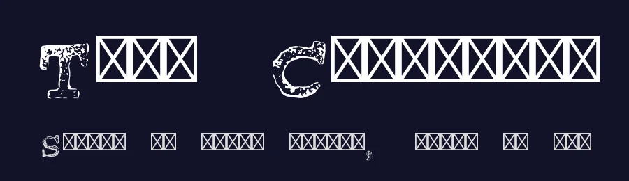 Tipo Carimbado by Julia Contreiras — Decorative Font — thumbnail 2