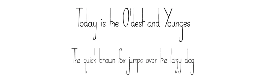 Today is the Oldest and Younges