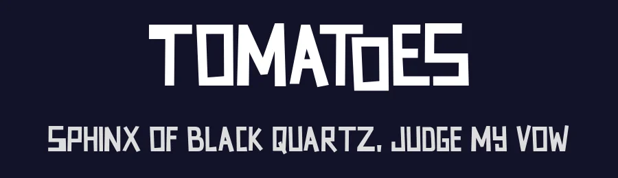 Tomatoes by Rudhi Sasmito — Decorative Font — thumbnail 2
