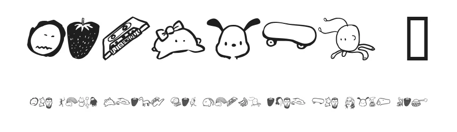 Tombats 7 by Divide by Zero — Dingbats Font