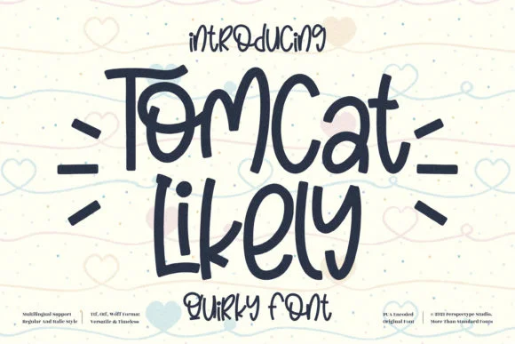 Tomcat Likely Font by Perspectype — Script Handwritten Font