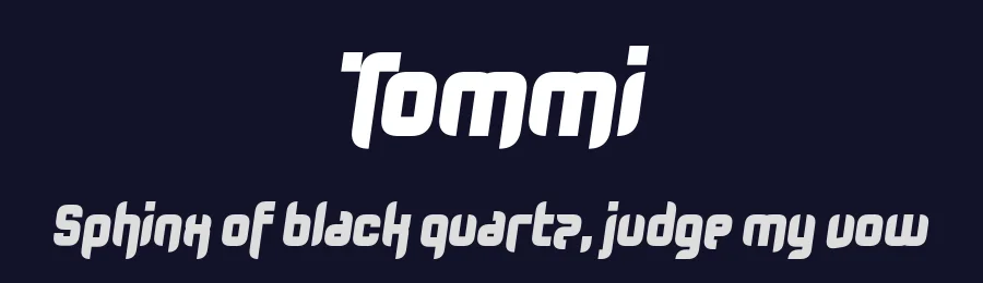 Tommi by Chequered Ink — Display Font — thumbnail 2