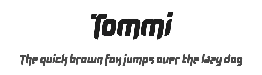 Tommi by Chequered Ink — Display Font