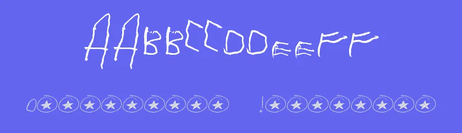 Tommy's first alphabet by Divide by Zero — Script Handwritten Font — thumbnail 3