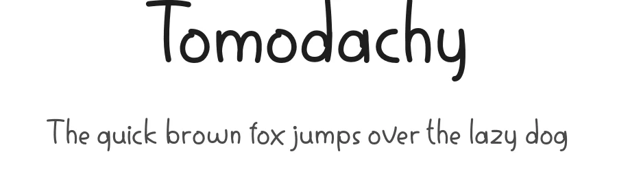 Tomodachy by Jehoo Creative — Decorative Font