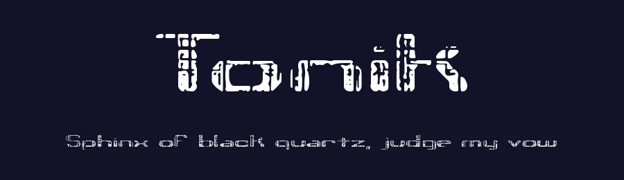 Tonik by Ænigma — Decorative Font — thumbnail 2