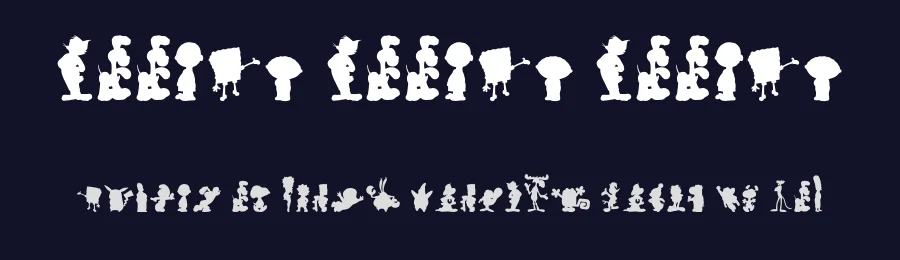 Toons! Toons! Toons! by Iconian Fonts — Dingbats Font — thumbnail 2