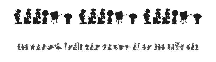 Toons! Toons! Toons! by Iconian Fonts — Dingbats Font