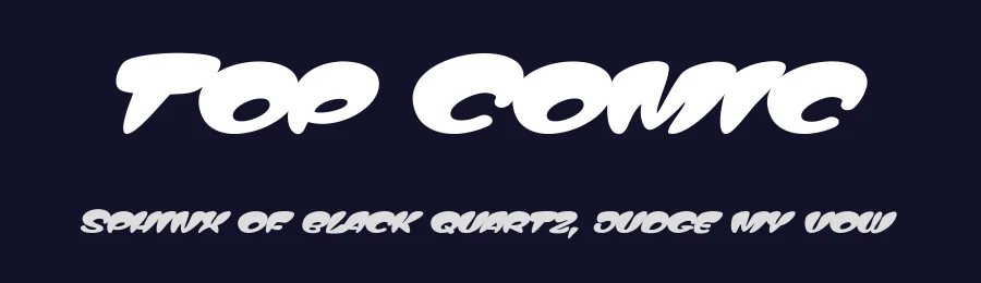 Top Comic by Måns Grebäck — Decorative Font — thumbnail 2