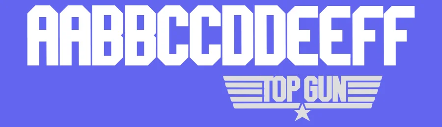 Top Gun by Alphabet&Type® — Display Font — thumbnail 3