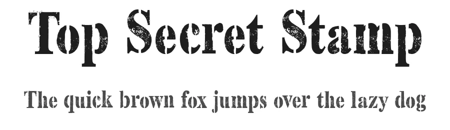 Top Secret Stamp