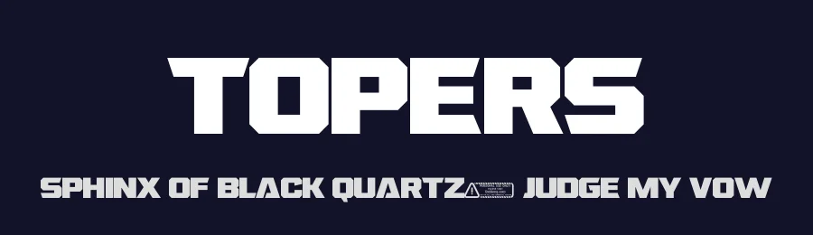 Topers by Kong Font — Display Font — thumbnail 2
