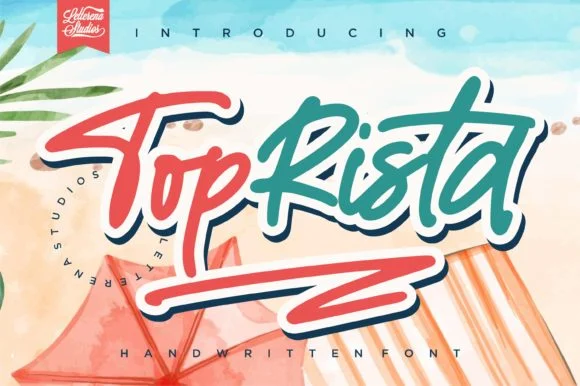 TopRista Font by Letterena Studios — Script Handwritten Font
