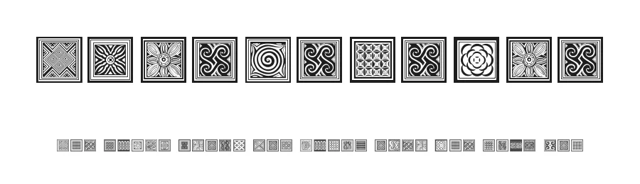 Torajamatra by Didik Pratikno β Dingbats Font